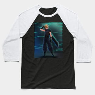 Cloud Strife Victory Pose Baseball T-Shirt